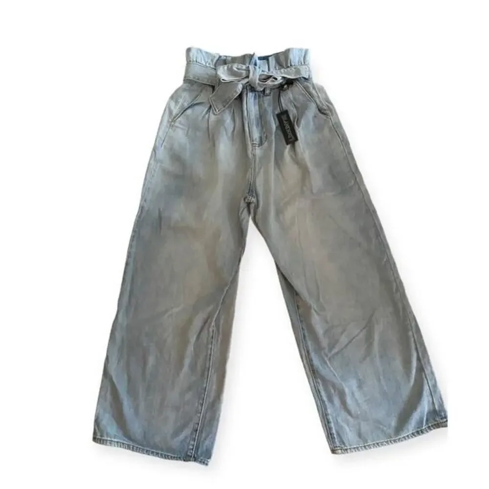 Blank NYC High Rise Wide‎ Leg Relaxed Y2k Coastal Jeans Light Wash Denim Casual - Picture 3 of 8